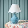 Laura Ashley Laura Ashley - Bramhope Table Lamp (Blue Ceramic With Shade)