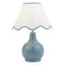 Laura Ashley Laura Ashley - Bramhope Table Lamp (Blue Ceramic With Shade)