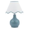 Laura Ashley Laura Ashley - Bramhope Table Lamp (Blue Ceramic With Shade)