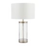 Laura Ashley Laura Ashley - Harrington Small Table Lamp (Antique Brass and Glass With Shade)