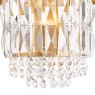 Dar Lighting Laura Ashley - Rhosill Wall Light (Matt Antique Brass and Crystal)