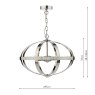 Dar Lighting Dar - Symbol 3 Light Pendant (Satin Chrome)