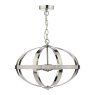 Dar Lighting Dar - Symbol 3 Light Pendant (Satin Chrome)