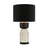 Dar Lighting Dar - Roja Table Lamp Terrazzo and Black With Shade