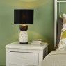 Dar Lighting Dar - Roja Table Lamp Terrazzo and Black With Shade