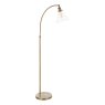 Laura Ashley Laura Ashley - Isaac Floor Lamp (Antique Brass and Glass)