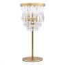 Dar Lighting Laura Ashley - Rhosill Table Lamp (Antique Brass and Crystal)