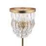 Dar Lighting Laura Ashley - Rhosill Table Lamp (Antique Brass and Crystal)