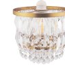 Dar Lighting Laura Ashley - Rhosill Easy Fit Pendant (Antique Brass and Crystal)