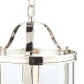 Laura Ashley Laura Ashley - Harrington Lantern Polished Nickel Glass