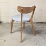 AIS Trading (Cab) Dining Chair - Light Grey Fabric