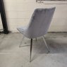 Torelli Furniture Ltd Lanna - Dining Chair (Dark Grey Fabric)