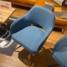 Furniture Link Nobo - Swivel Chair (Blue PU)