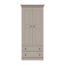 One Call Furniture Devon - Two Door Combi Wardrobe (Soft Close)