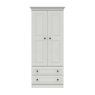 One Call Furniture Devon - Two Door Combi Wardrobe (Soft Close)