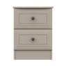 One Call Furniture Devon - Two Drawer Bedside Chest (Soft Close)