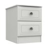 One Call Furniture Devon - Two Drawer Bedside Chest (Soft Close)