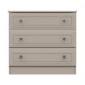 One Call Furniture Devon - Three Drawer Chest (Soft Close)