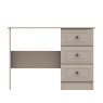 One Call Furniture Devon - Three Drawer Dressing Table (Soft Close)