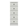 One Call Furniture Devon - Five Drawer Tallboy Chest (Soft Close)