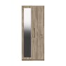 One Call Furniture Dorset - Two Door Wardrobe with Mirror (Soft Close)