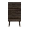 One Call Furniture Dorset - Three Drawer Bedside Chest (Soft Close)