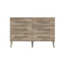 One Call Furniture Dorset - Three Drawer Double Chest (Soft Close)