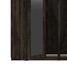 One Call Furniture Dorset - Four Door Bifold Wardrobe with Two Mirrors (Soft close)