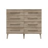 One Call Furniture Dorset - Four Drawer Double Bedroom Chest (Soft Close)