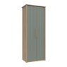 One Call Furniture Exeter - Tall Two Door Wardrobe (Soft Close)