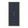 One Call Furniture Exeter - Two Door Wardrobe with Drawers (Soft Close)