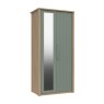 One Call Furniture Exeter - Two Door Wardrobe with Mirror (Soft Close)