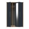 One Call Furniture Exeter - Three Door Bifold Wardrobe with Mirror (Soft Close)