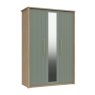 One Call Furniture Exeter - Three Door Wardrobe with Mirror (Soft Close)