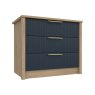 One Call Furniture Exeter - Three Drawer Chest (Soft Close)