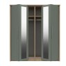 One Call Furniture Exeter - Four Door Bifold Wardrobe with Two Mirrors (Soft Close)