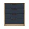 One Call Furniture Exeter - Four Drawer Chest (Soft Close)