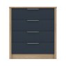 One Call Furniture Exeter - Four Drawer Chest (Soft Close)