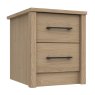 One Call Furniture Newquay - Two Drawer Bedside Chest (Soft Close)