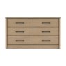 One Call Furniture Newquay - Three Drawer Double Chest (Soft Close)