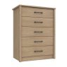 One Call Furniture Newquay - Five Drawer Chest (Soft Close)