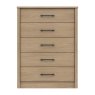 One Call Furniture Newquay - Five Drawer Chest (Soft Close)