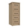 One Call Furniture Newquay - Five Drawer Tallboy Chest (Soft Close)