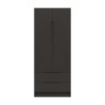 One Call Furniture Paignton - Two Door Wardrobe with Drawers (Soft Close)