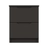 One Call Furniture Paignton - Two Drawer Bedside Chest (Soft Close)