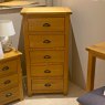 Classic Furniture Bridgend Bedroom - Oak Wellington Chest