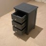 Classic Furniture Hartford Bedroom - Painted 3 Drawer Bedside (Charcoal)