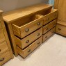 Classic Furniture Bridgend Bedroom - Oak 6 Drawer Chest