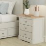 Hill and Hunter Chartwell - Three Drawer Bedside Chest (Wide)