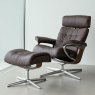 Stressless Stressless Erik - Recliner Chair and Footstool (Cross Base)